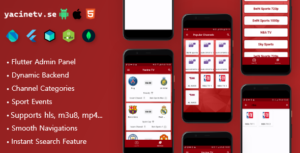 Yacine TV App Interface